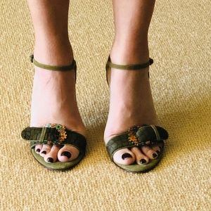 Leather Suede exclusive Imagine Vince Camuto Green